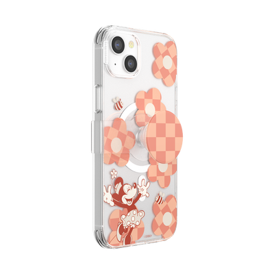 Secondary image for hover Minnie Checkered Flower — iPhone 14 Plus for MagSafe