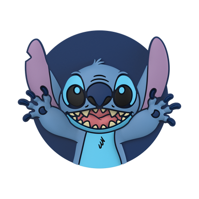 PopSockets Disney Lilo & Stitch Simple Stitch Portrait PopGrip: Impugnatura  per Telefoni Cellulari e Tablet Intercambiabile