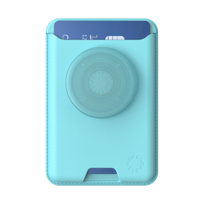 Secondary image for hover Butterfly Pea Blue — Softgoods PopWallet+ for MagSafe