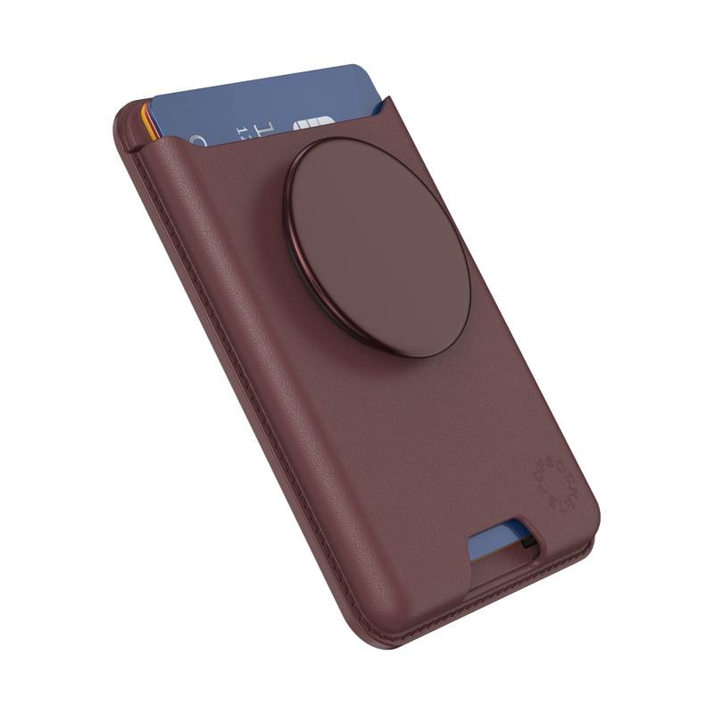 Aluminium Oxblood — Softgoods PopWallet+ for MagSafe image number 3