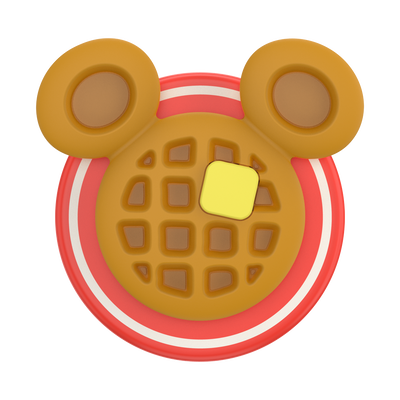 Secondary image for hover PopOut Mickey Waffle — PopGrip for MagSafe