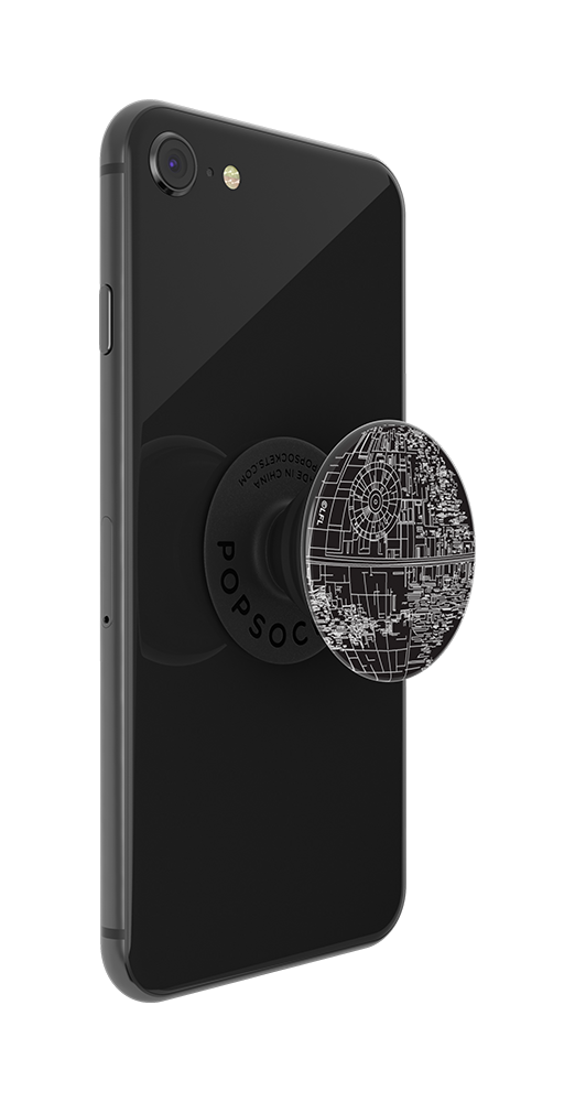 PopSockets Phone Grip with Expanding Kickstand, Aluminum Black