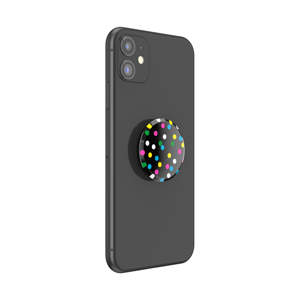 PopSockets Translucent Phone Grip with Expanding Kickstand, PopSockets for  Phone, Translucent PopGrip - Black Disco