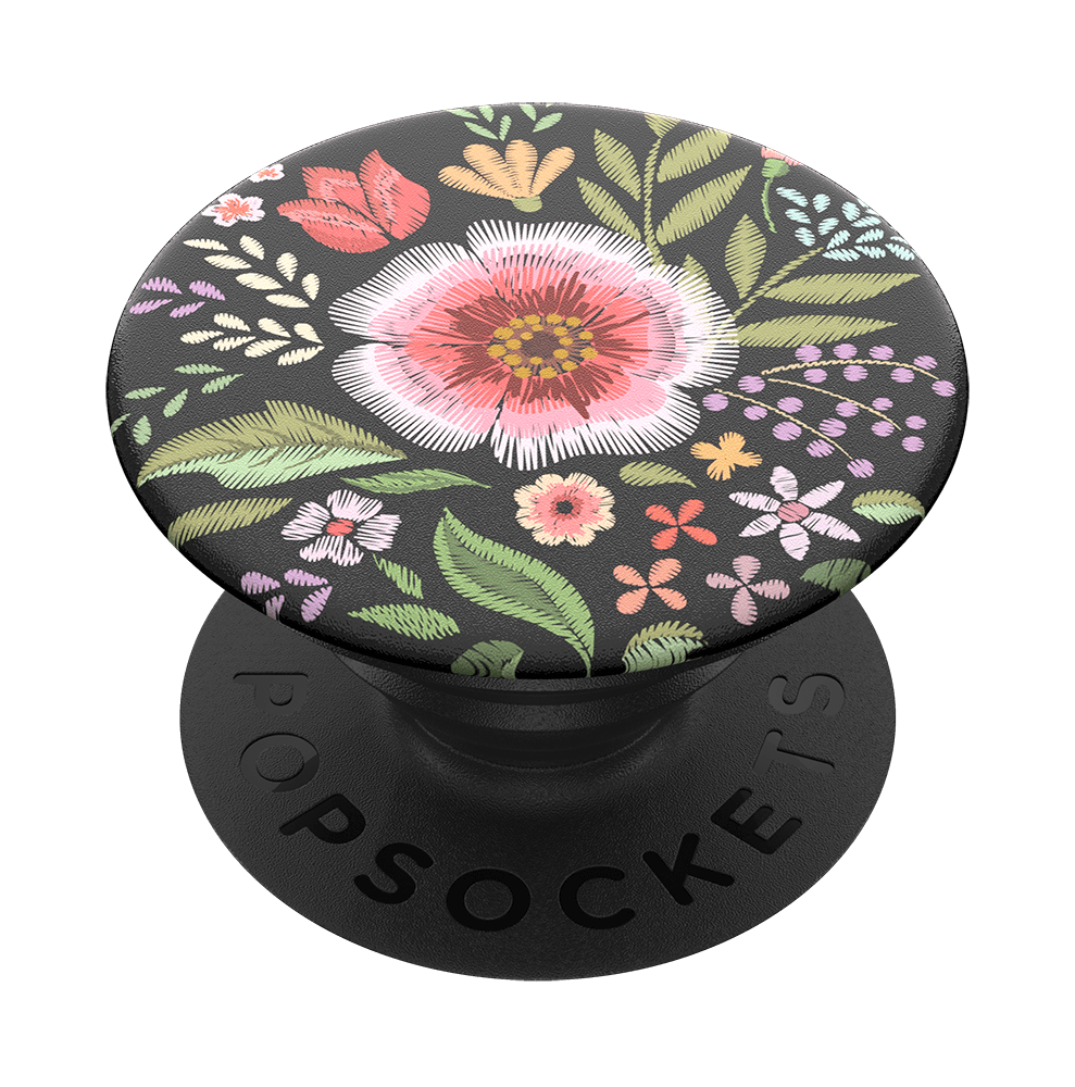 Purple Snow Flower Pop Socket Design' Sticker