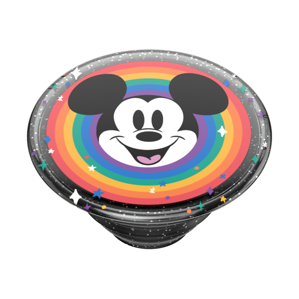 Sports Bra - Many Faces of Mickey Mouse - Rainbow Rules
