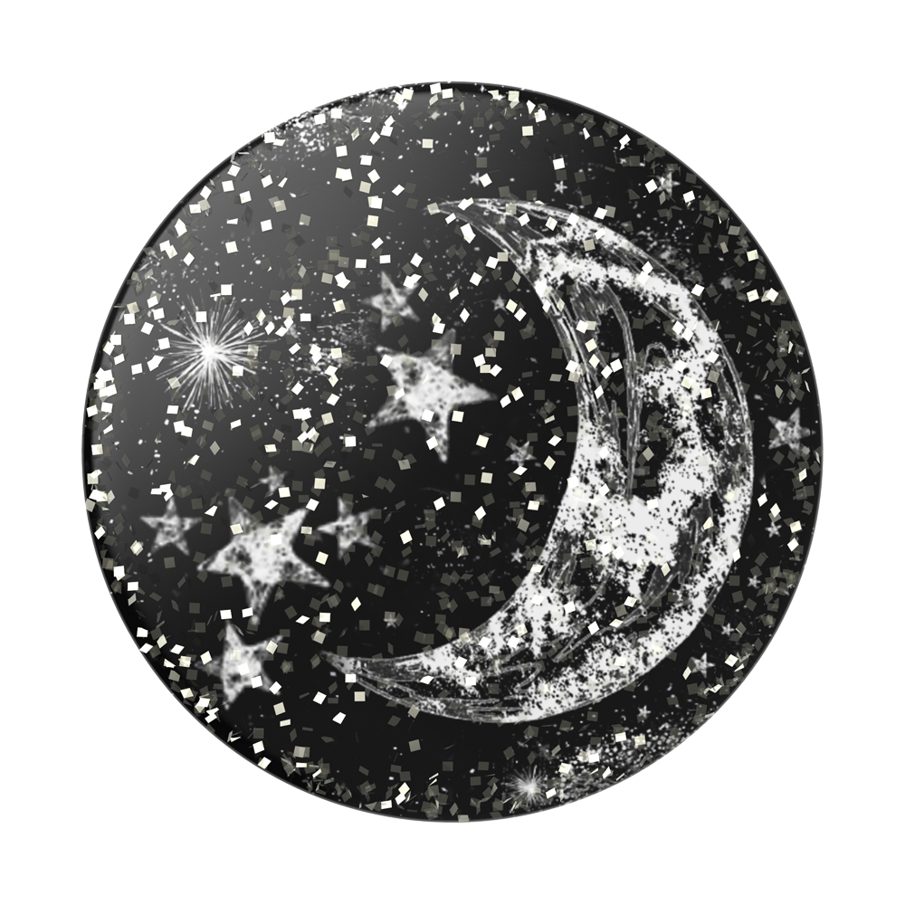 Glitter Moon Shadow Popgrip Popsockets Official